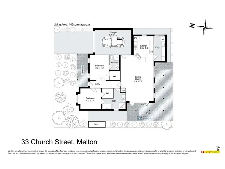 Floorplan of Homely unit listing, 33 CHURCH STREET, Melton VIC 3337