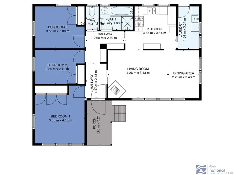 Floorplan of Homely rural property listing, 31 Common Road, Bowning NSW 2582