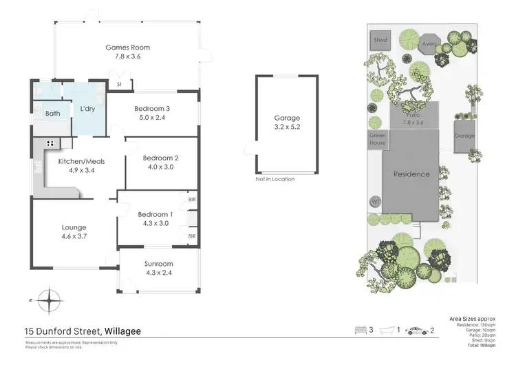 Floorplan of Homely house listing, 15 Dunford Street, Willagee WA 6156