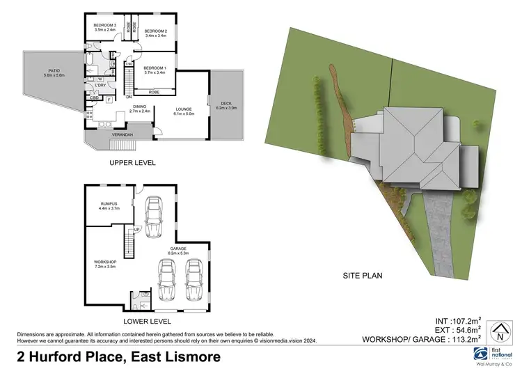 Floorplan of Homely house listing, 2 Hurford Place, East Lismore NSW 2480