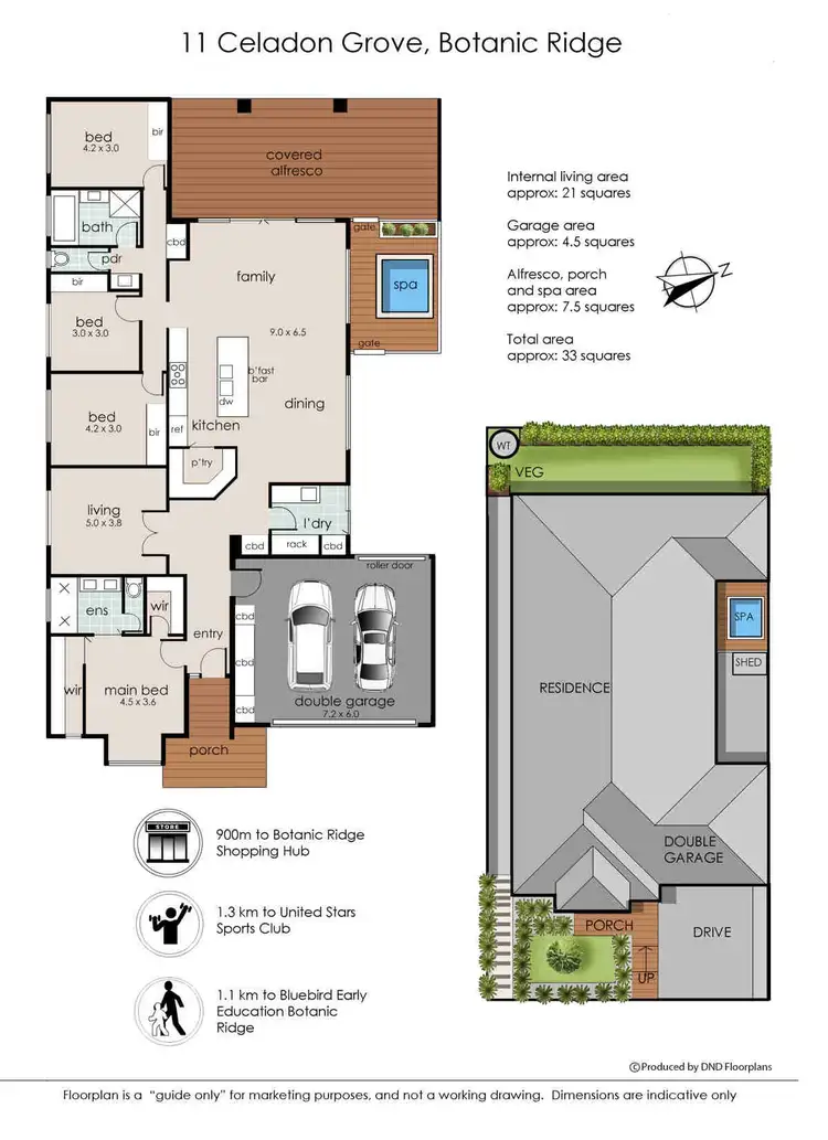 Floorplan of Homely house listing, 11 Celadon Grove, Botanic Ridge VIC 3977