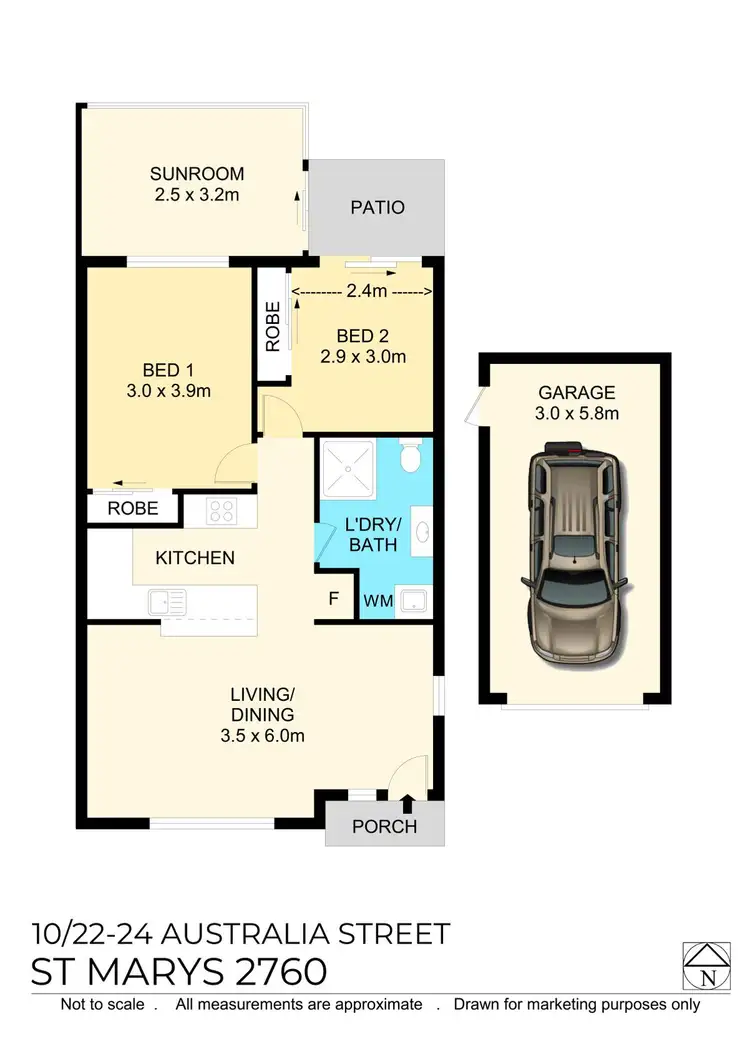 Floorplan of Homely villa listing, 10/22-24 Australia Street, St Marys NSW 2760
