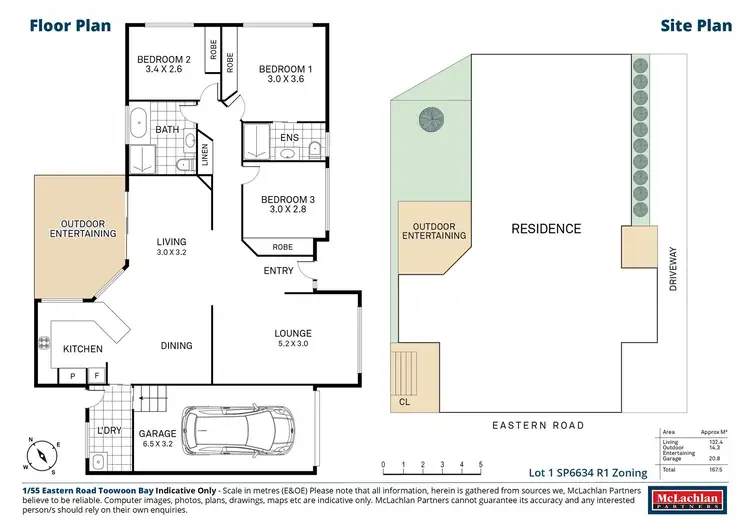 Floorplan of Homely villa listing, 1/55 Eastern Road, Tumbi Umbi NSW 2261