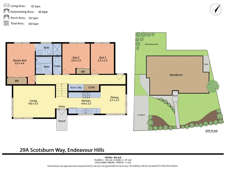 Floorplan of Homely house listing, 29A Scotsburn Way, Endeavour Hills VIC 3802