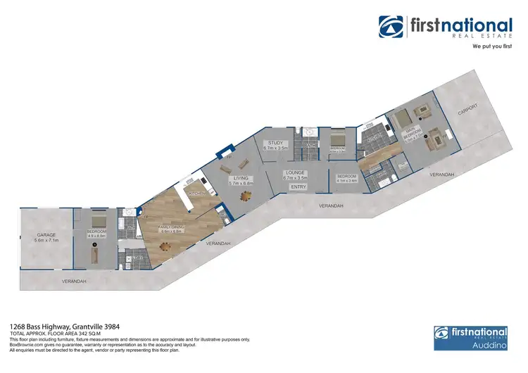 Floorplan of Homely rural property listing, 1268 Bass Highway, Grantville VIC 3984