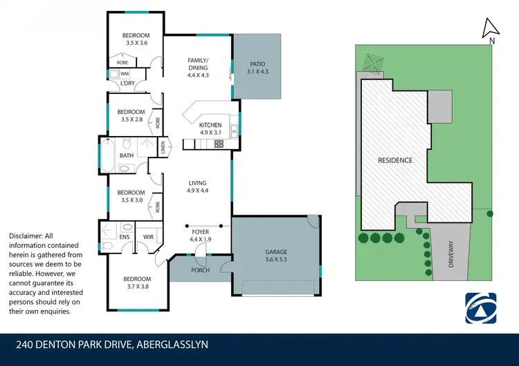 Floorplan of Homely house listing, 240 Denton Park Drive, Aberglasslyn NSW 2320