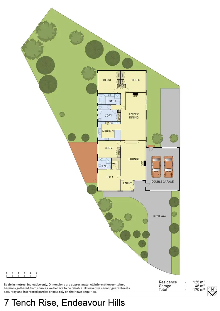 Floorplan of Homely house listing, 7 Tench Rise, Endeavour Hills VIC 3802