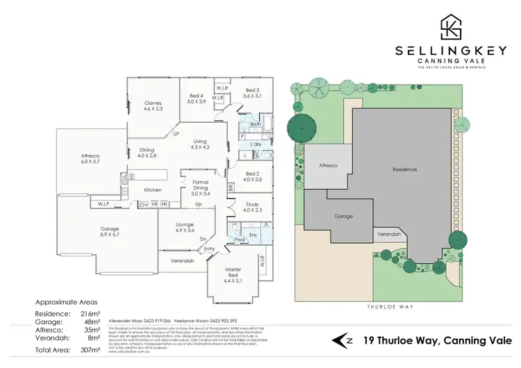 Floorplan of Homely house listing, 19 Thurloe Way, Canning Vale WA 6155