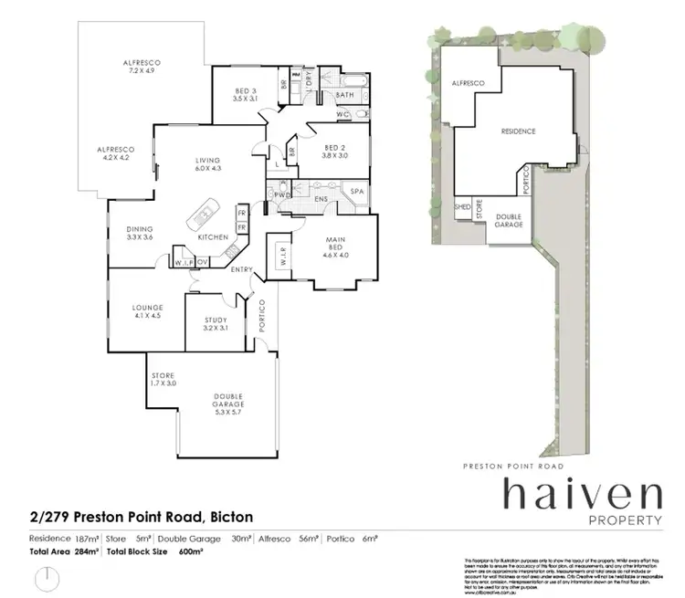 Floorplan of Homely house listing, 2/279 Preston Point Road, Bicton WA 6157