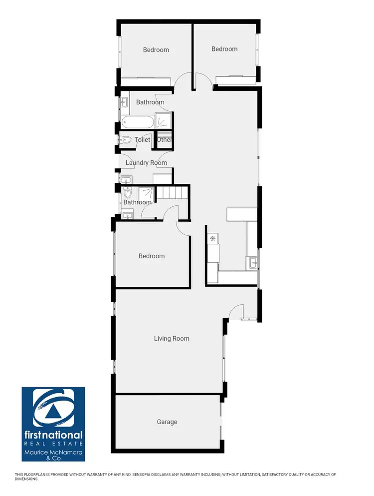 Floorplan of Homely house listing, 8 Shaw Court, Numurkah VIC 3636