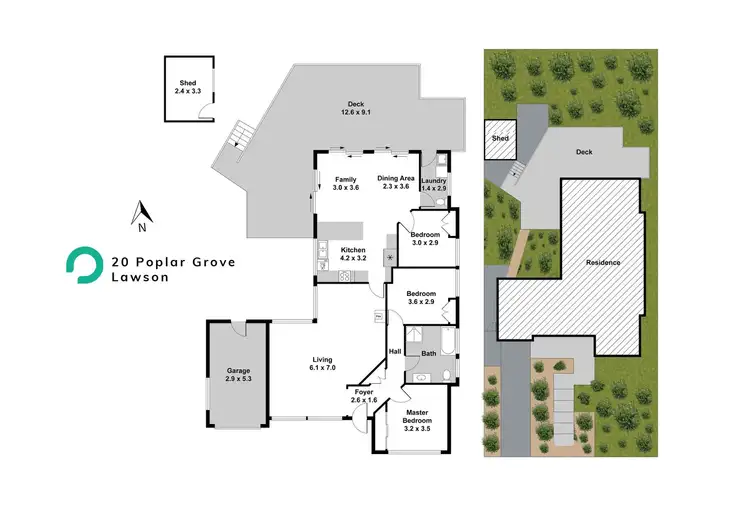 Floorplan of Homely house listing, 20 Poplar Grove, Lawson NSW 2783