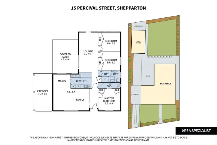 Floorplan of Homely house listing, 15 Percival Street, Shepparton VIC 3630