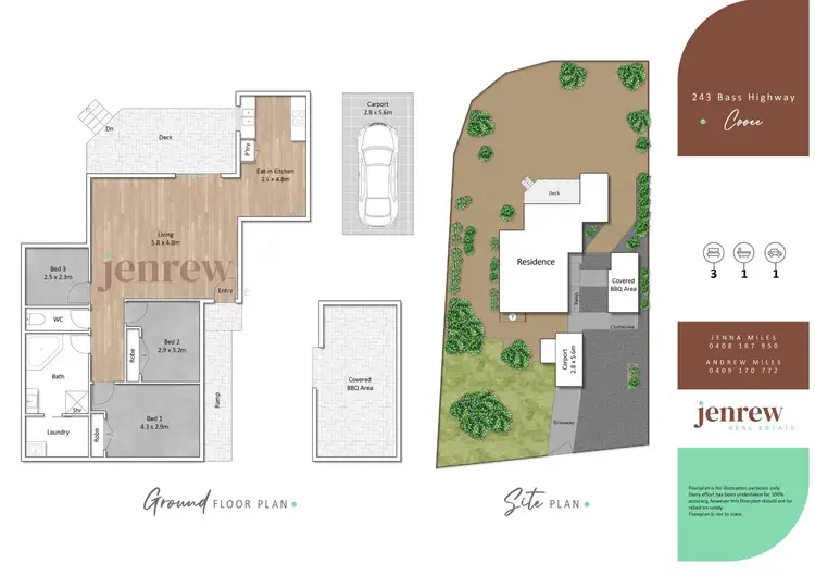 Floorplan of Homely house listing, 243 Bass Highway, Cooee TAS 7320