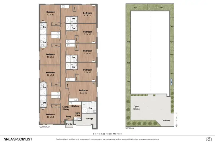 Floorplan of Homely house listing, 81 Holmes Road, Morwell VIC 3840