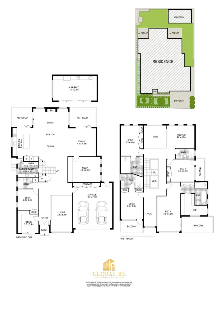 Floorplan of Homely house listing, 6 Conway Avenue, West Hoxton NSW 2171