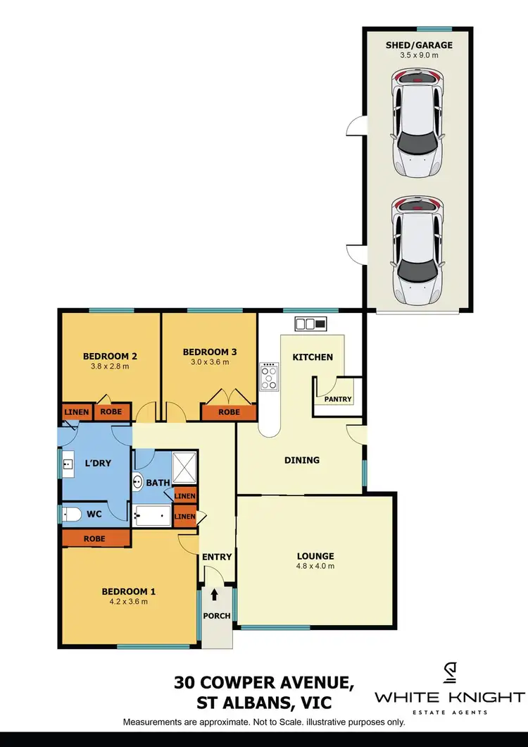 Floorplan of Homely house listing, 30 Cowper Avenue, St Albans VIC 3021