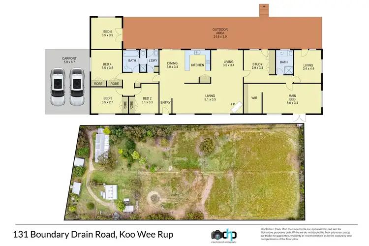 Floorplan of Homely house listing, 131 Boundary Drain Road, Koo Wee Rup VIC 3981