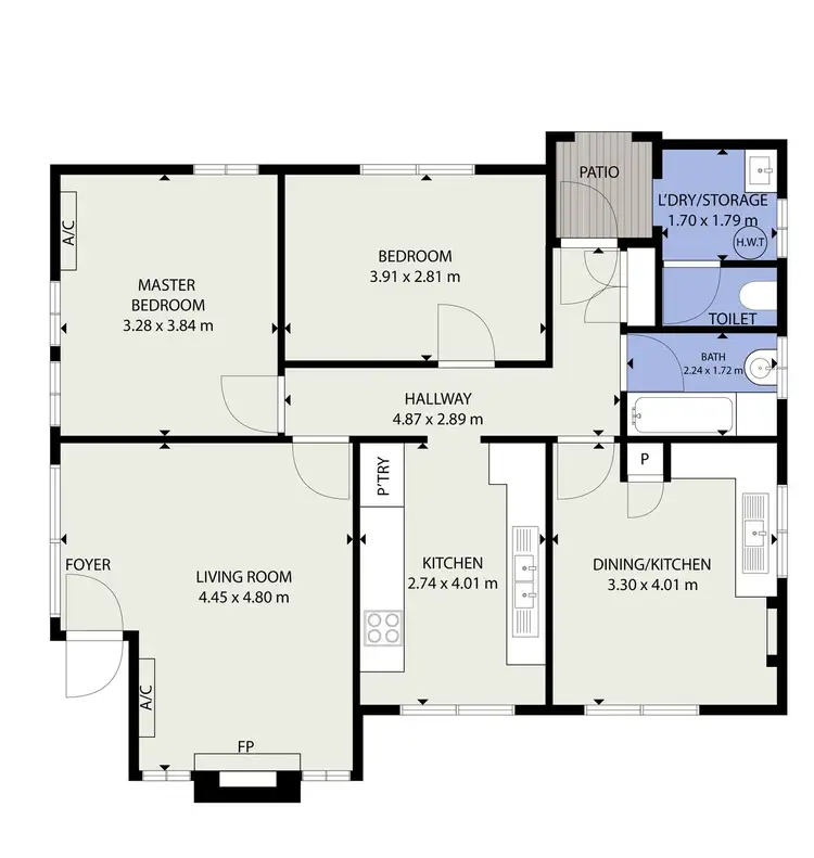 Floorplan of Homely house listing, 1 Swanson Street, Korumburra VIC 3950
