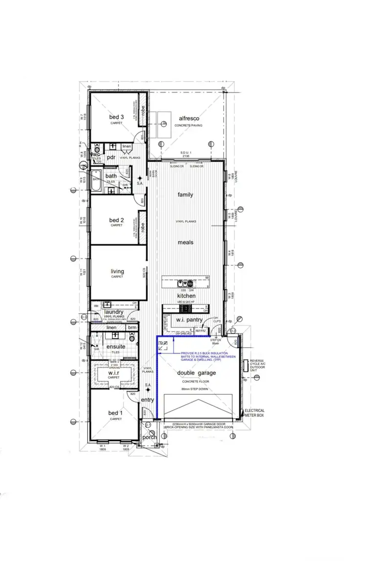 Floorplan of Homely house listing, 743 Irymple Avenue, Irymple VIC 3498
