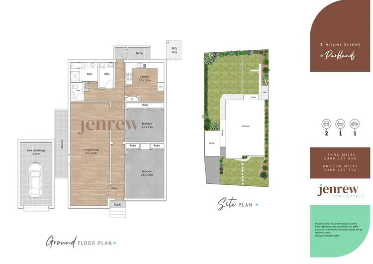 Floorplan of Homely house listing, 1 Hilder Street, Parklands TAS 7320