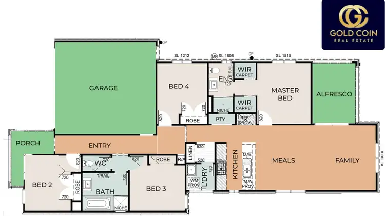 Floorplan of Homely house listing, 12 Clipstone Crescent, Fraser Rise VIC 3336
