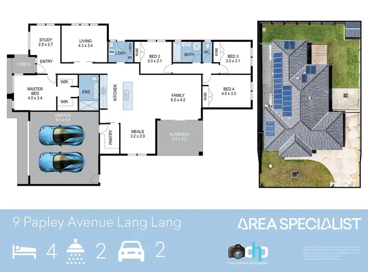 Floorplan of Homely house listing, 9 Papley Avenue, Lang Lang VIC 3984