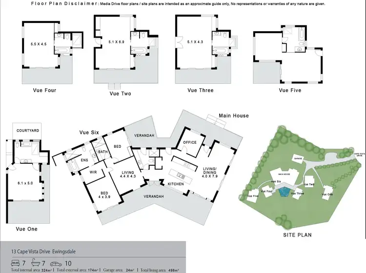 Floorplan of Homely house listing, 13 Cape Vista Drive, Ewingsdale NSW 2481