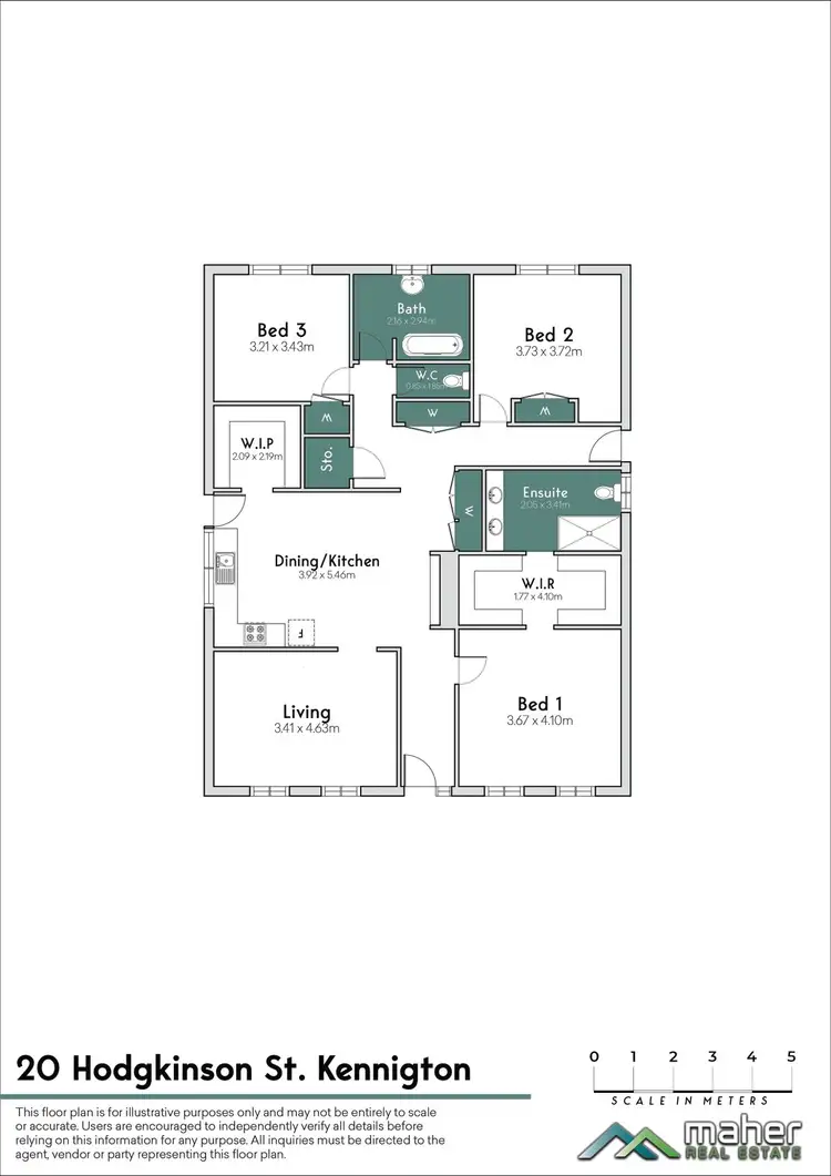 Floorplan of Homely house listing, 20 Hodgkinson Street, Kennington VIC 3550