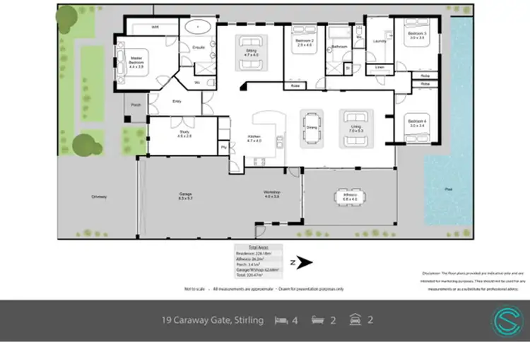 Floorplan of Homely house listing, 19 Caraway Gate, Stirling WA 6021