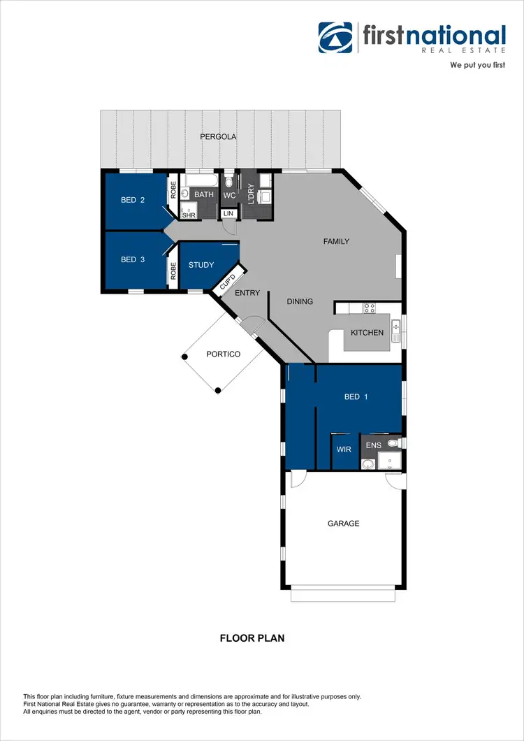 Floorplan of Homely house listing, 5 Wilkinson Court, Numurkah VIC 3636