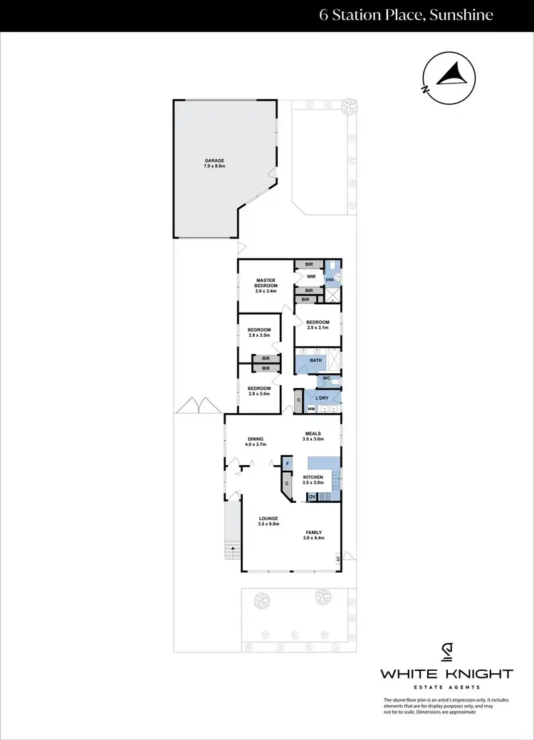 Floorplan of Homely house listing, 6 Station Place, Sunshine VIC 3020