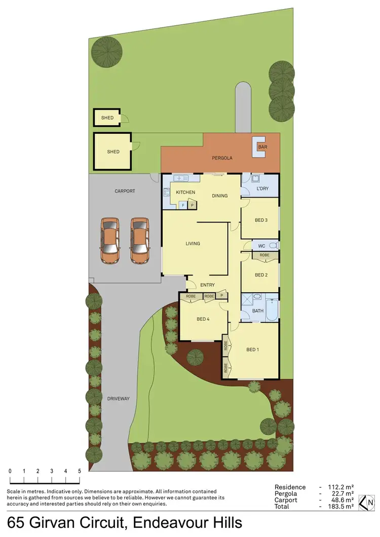 Floorplan of Homely house listing, 65 Girvan Circuit, Endeavour Hills VIC 3802