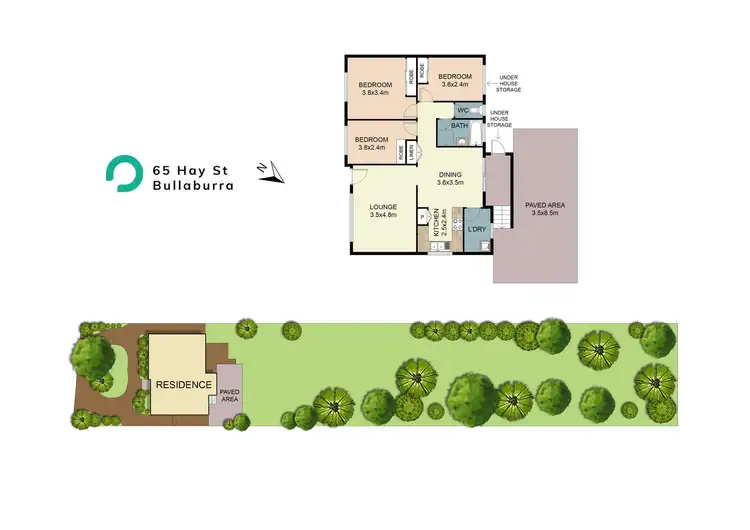 Floorplan of Homely house listing, 65 Hay Street, Bullaburra NSW 2784