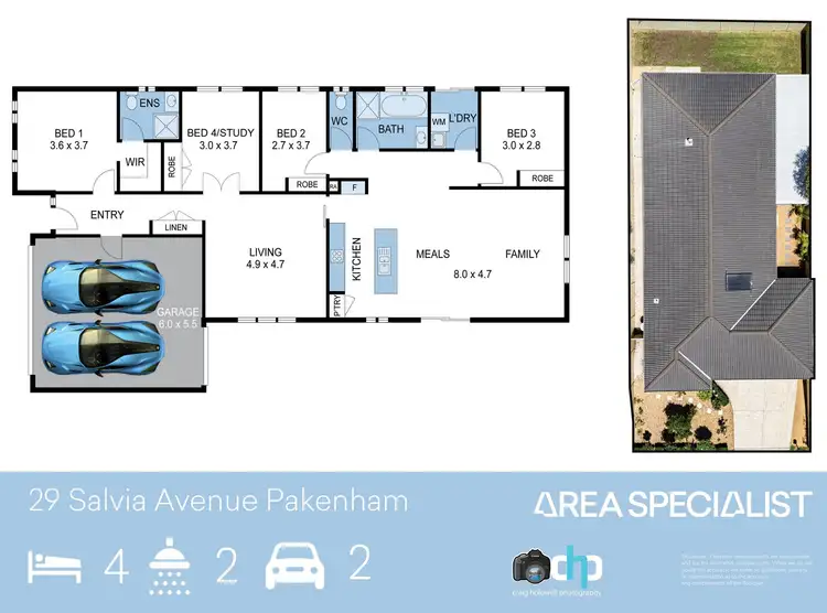 Floorplan of Homely house listing, 29 Salvia Avenue, Pakenham VIC 3810