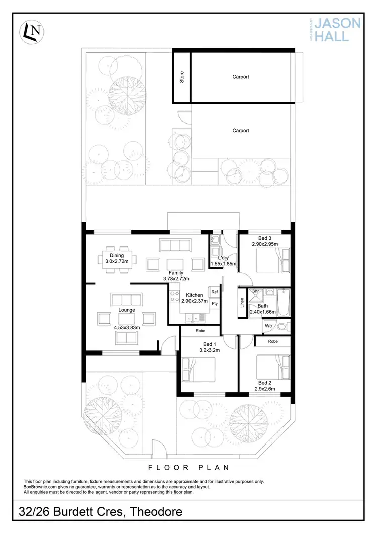 Floorplan of Homely townhouse listing, 32/12 Burdett Cres, Theodore ACT 2905