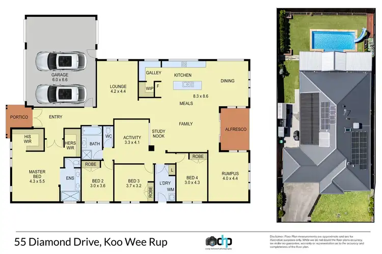 Floorplan of Homely house listing, 55 Diamond Drive, Koo Wee Rup VIC 3981