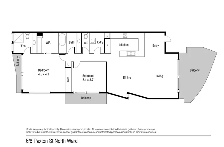 Floorplan of Homely apartment listing, 6/8 Alexandra Street, North Ward QLD 4810