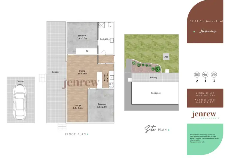Floorplan of Homely unit listing, 3/121 Old Surrey Road, Havenview TAS 7320