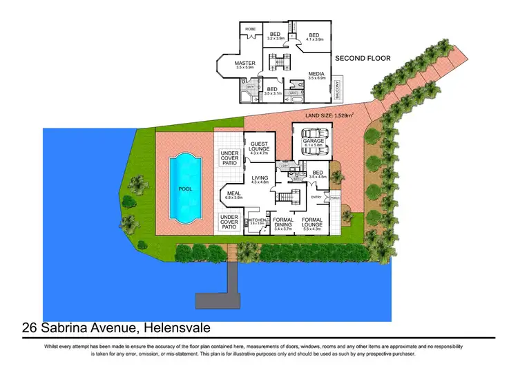 Floorplan of Homely house listing, 26 Sabrina Avenue, Helensvale QLD 4212