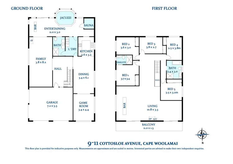 Floorplan of Homely house listing, 9/11 Cottesloe Ave, Cape Woolamai VIC 3925