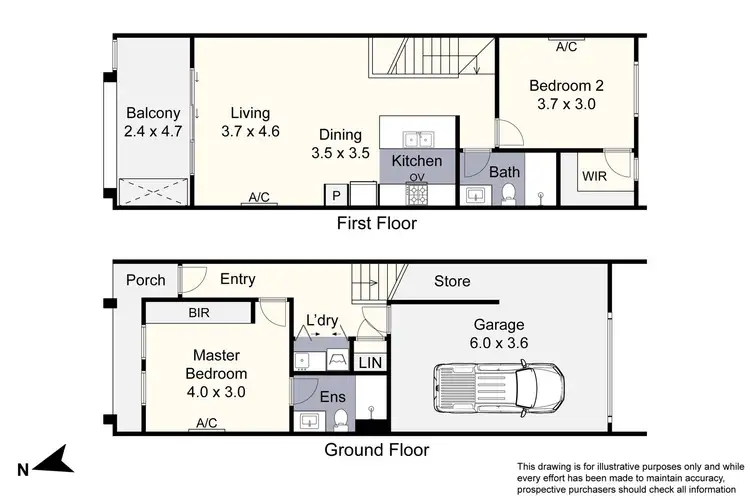 Floorplan of Homely townhouse listing, 9 Sullivans Walk, Keysborough VIC 3173