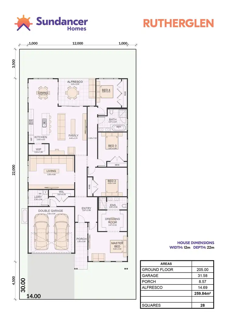 Floorplan of Homely land listing, 11 Vermillion Drive, Yarrawonga VIC 3730