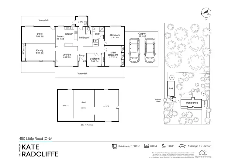 Floorplan of Homely house listing, 450 Little Road, Iona VIC 3815