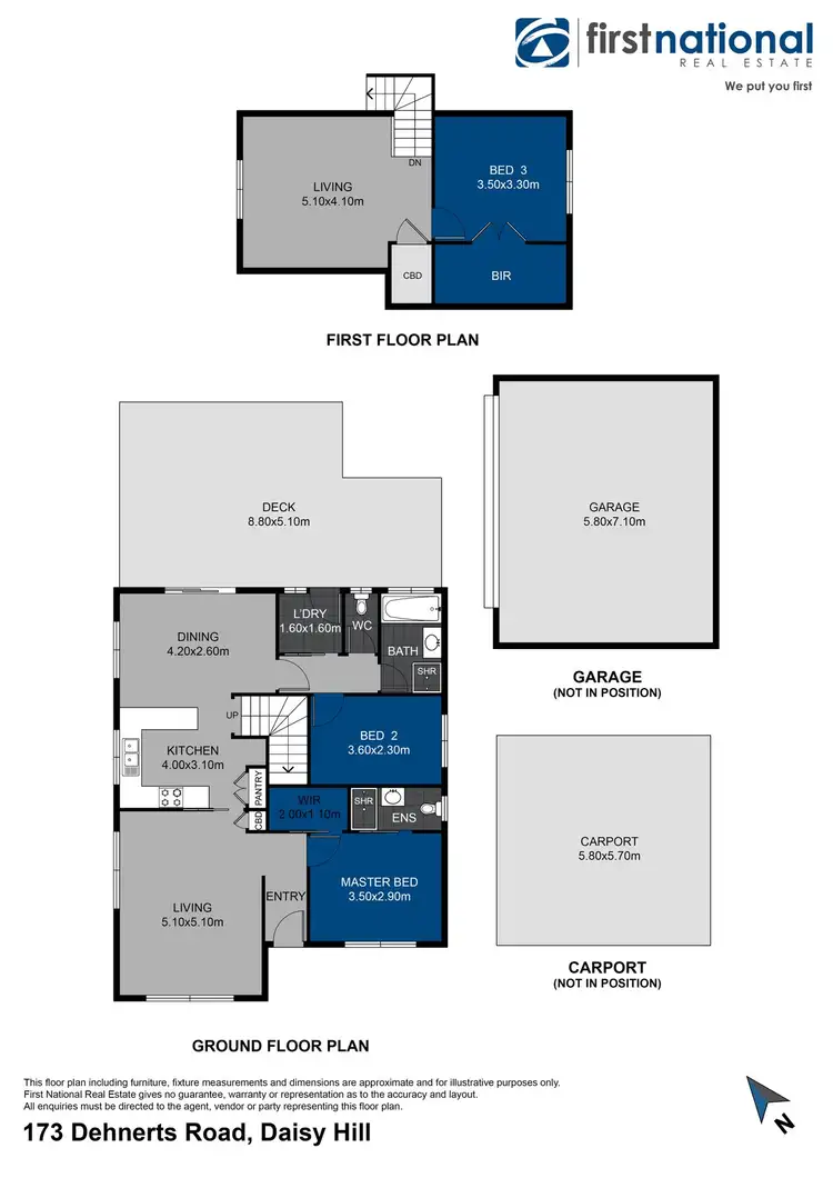 Floorplan of Homely rural property listing, 173 Dehnerts Road, Daisy Hill VIC 3465