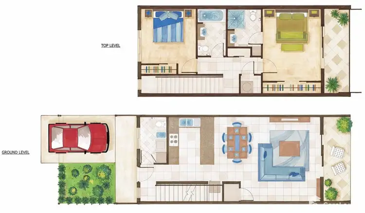 Floorplan of Homely townhouse listing, 22/40-46 Redlynch Intake Road, Redlynch QLD 4870