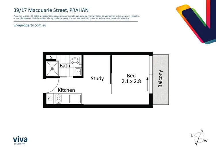 Floorplan of Homely apartment listing, 39/17 Macquarie Street, Prahran VIC 3181