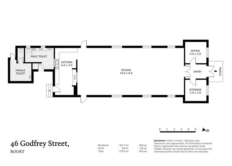 Floorplan of Homely house listing, 46 Godfrey Street, Boort VIC 3537