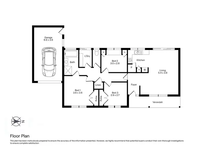 Floorplan of Homely unit listing, 9/16 Corinella Road, Woodend VIC 3442