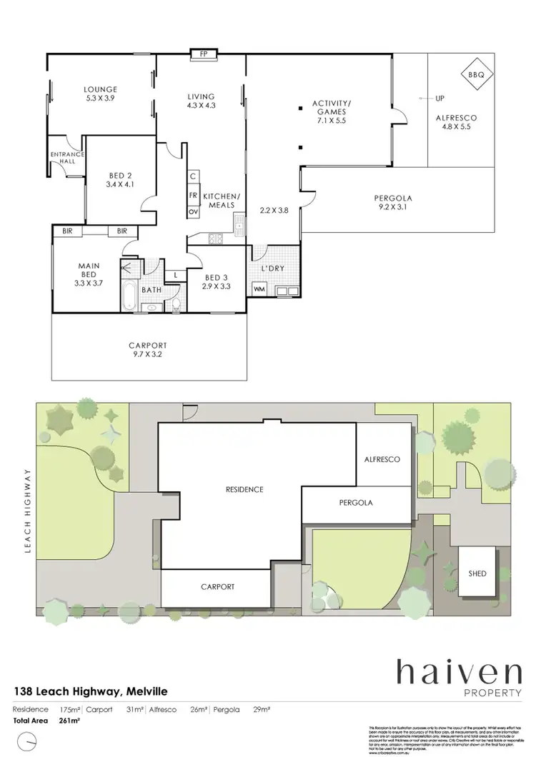 Floorplan of Homely house listing, 138 Leach Highway, Melville WA 6156