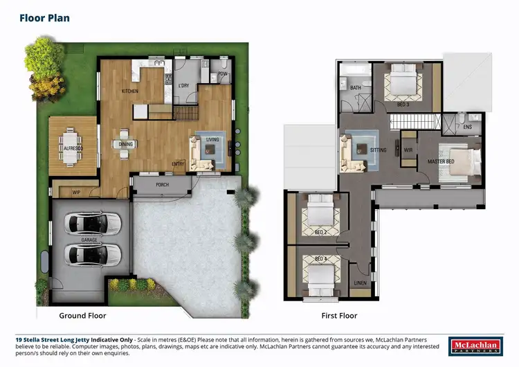 Floorplan of Homely semi-detached listing, 19 Stella Street, Long Jetty NSW 2261